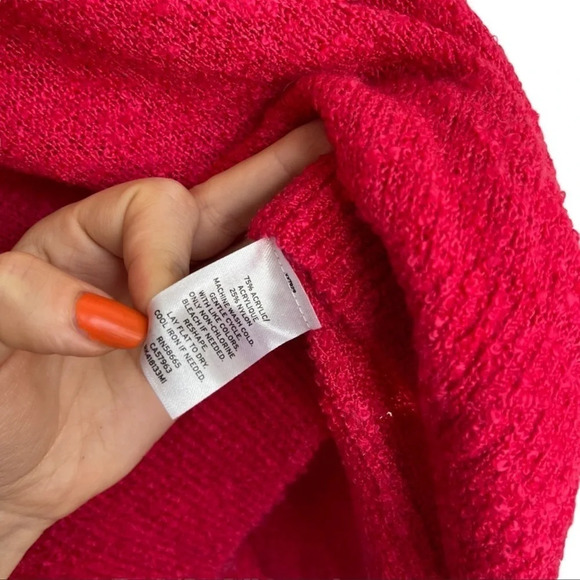 NWT ABOUND Deep V-Neck Pink Sweater Size L - Picture 4 of 7